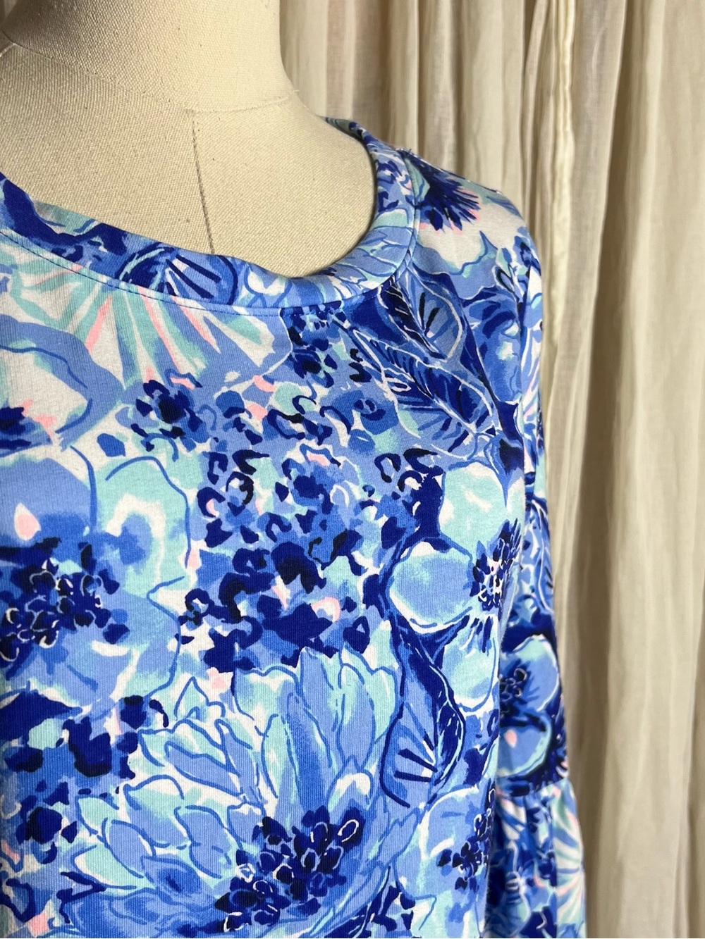 Lily Pulitzer Bartlett Coastal Blue Catch N Keep Dress - Picture 3 of 6